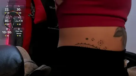 selene_red_ webcam model stream image