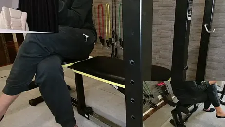 Stretch-man webcam model stream image