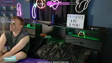 Mistygrey-BennyMyles webcam model stream image
