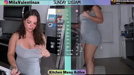 MilaValentina webcam model stream image