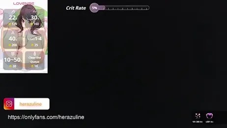 Herazuline webcam model stream image