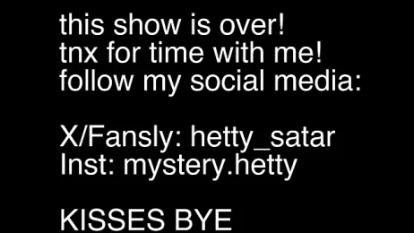 Hetty_satar webcam model stream image