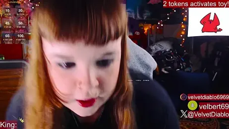 VelvetDiablo webcam model stream image