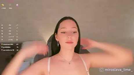 MiroslavaLime webcam model stream image