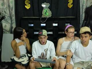 Davil &amp; Jacob &amp; Michael &amp; Kevin webcam flirt4free model stream image