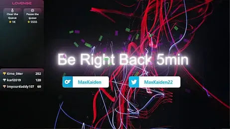 MaxKaiden webcam model stream image