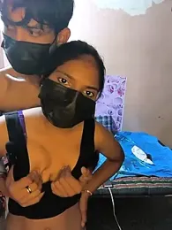 Antique-stickchart-couple webcam model stream image