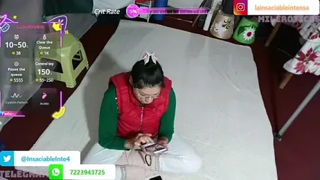 LaInsaciableIntensa webcam model stream image