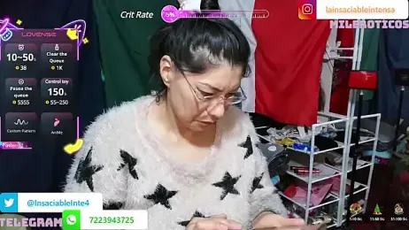 LaInsaciableIntensa webcam model stream image